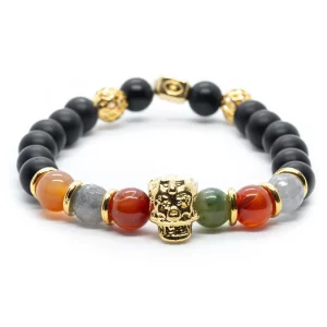 ROYAL - BRACCIALE -  Gold Skull
