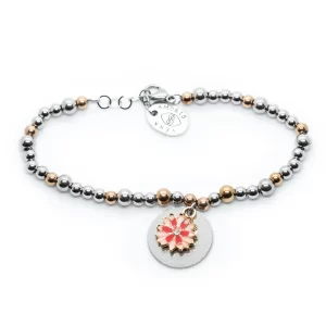 EDEN OF FLOWERS – BRACCIALE - ROSSO – ROSA