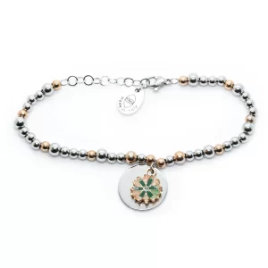 EDEN OF FLOWERS – BRACCIALE - VERDE – BIANCO