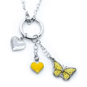 BUTTERFLY – COLLANA - GIALLO