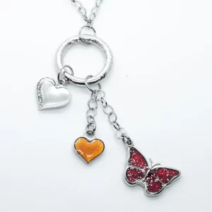 BUTTERFLY – COLLANA - ROSA