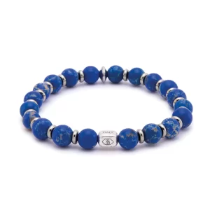 NATURAL - BRACCIALE - PIETRA NATURALE BLU MULTICOLOR