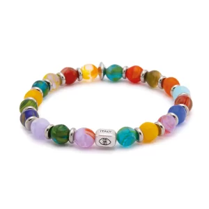 NATURAL - BRACCIALE - PIETRA NATURALE MULTICOLOR